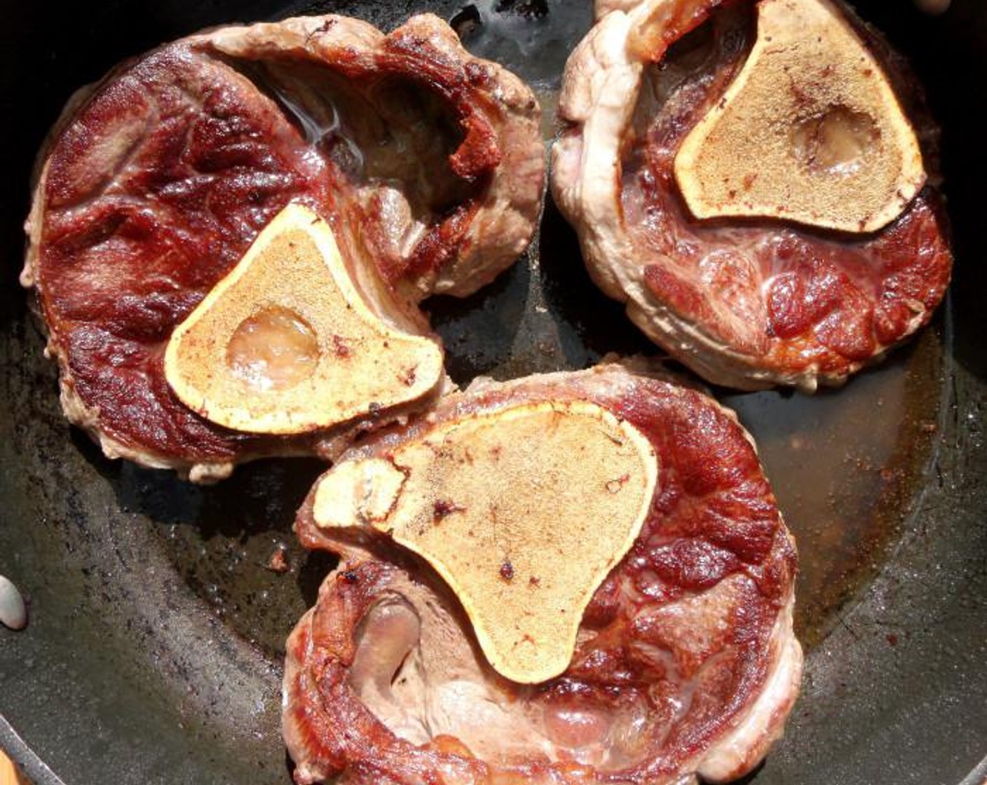 step 2 Saute in Olive Oil (2 Tbsp) on both sides until browned, remove meat, reserve.