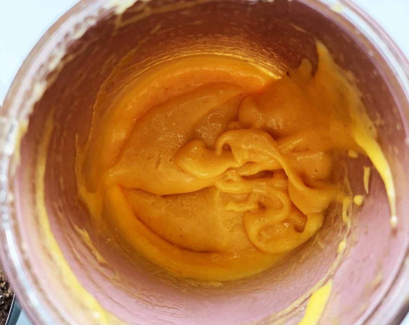 step 2 In a blender, process Persimmons (1 1/2 cups) with Eggland's Best Classic Egg (1), Coconut Oil (1 oz), and Erythritol (2 1/3 Tbsp).