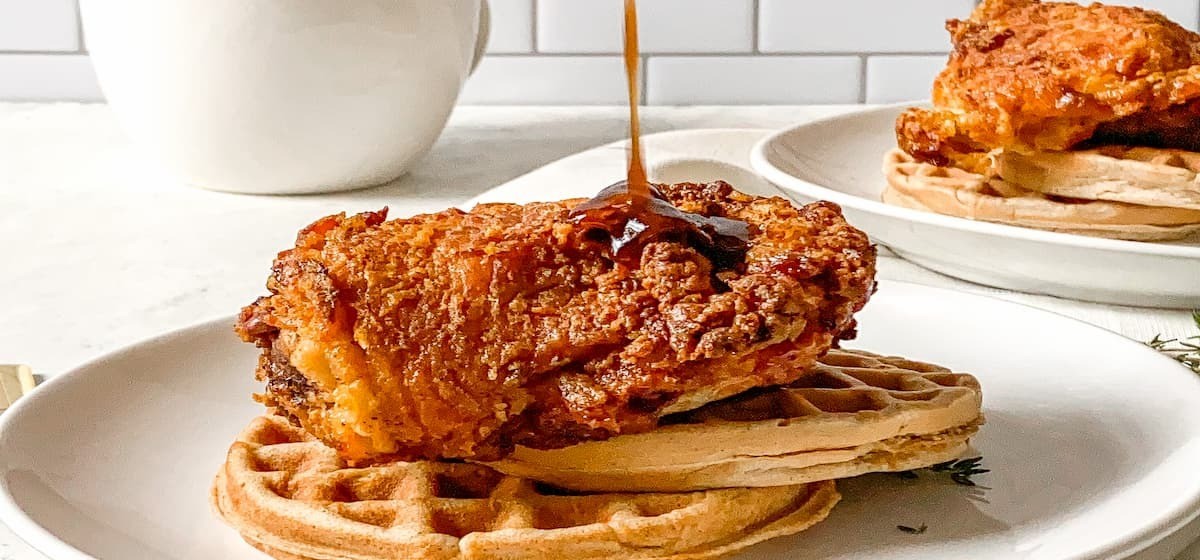 AirFried Hot Chicken and Waffles Recipe SideChef