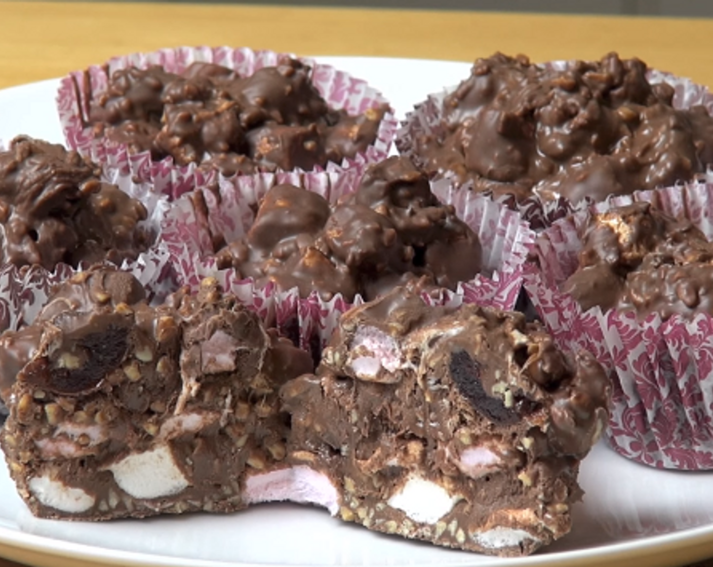 Chocolate Rocky Road Cups