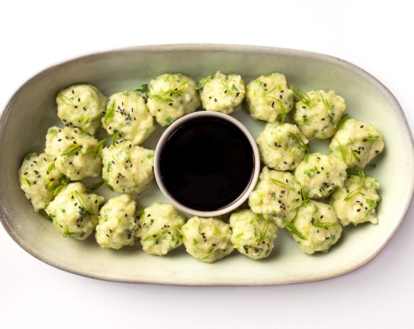 Springy Garlic-Chive Shrimp Balls