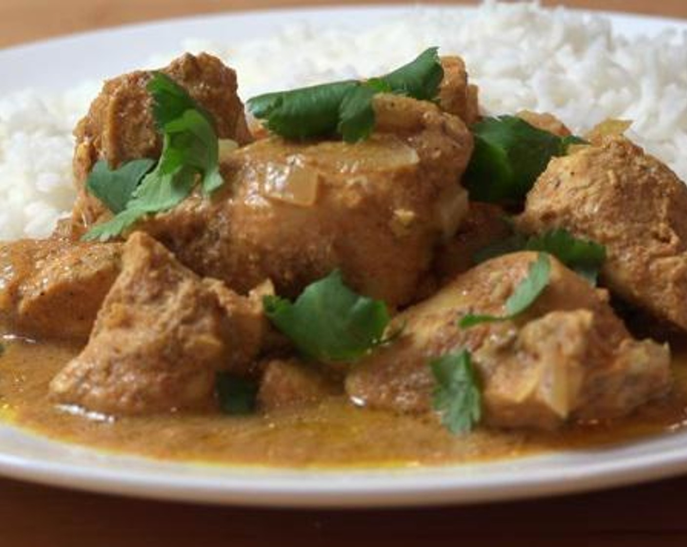 step 3 Garnish with Fresh Cilantro (to taste) and serve with White Rice (to taste). Enjoy!