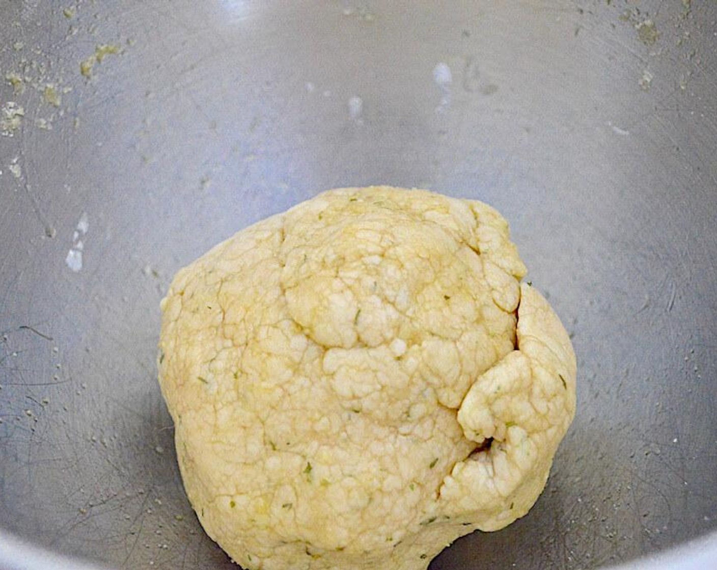 step 2 Then add in the Salt (2 tsp), Dried Parsley (1/2 tsp), Dried Tarragon (1/2 tsp), Simply Organic Garlic Powder (1/4 tsp), and Asiago Cheese (1 Tbsp).