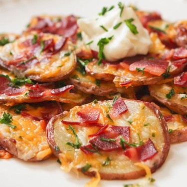 Loaded Baked Potato Rounds Recipe | SideChef