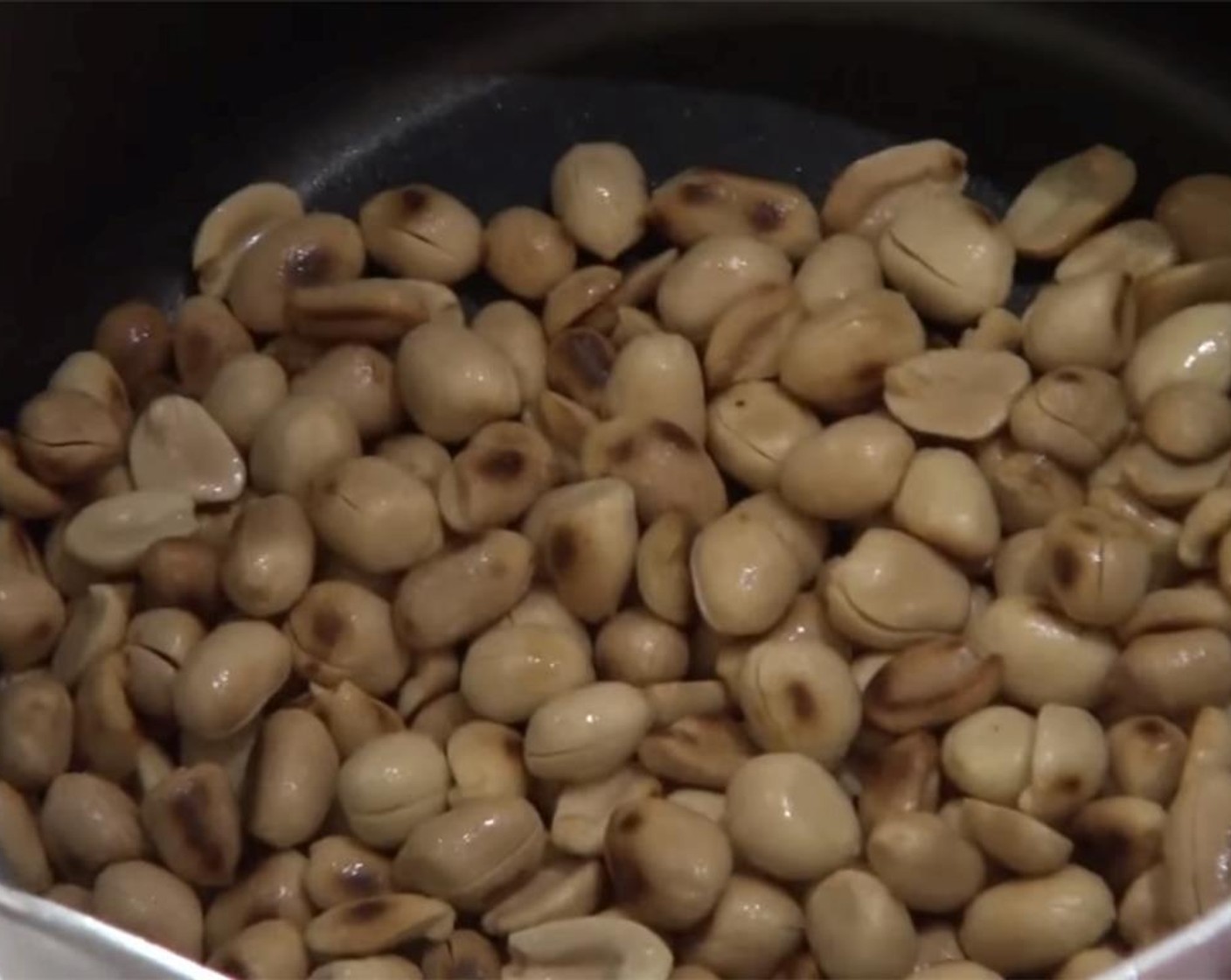 step 7 Roast the Salted Peanuts (1/2 cup)  in a pan until fragrant. Then, process or roughly chop the peanuts.