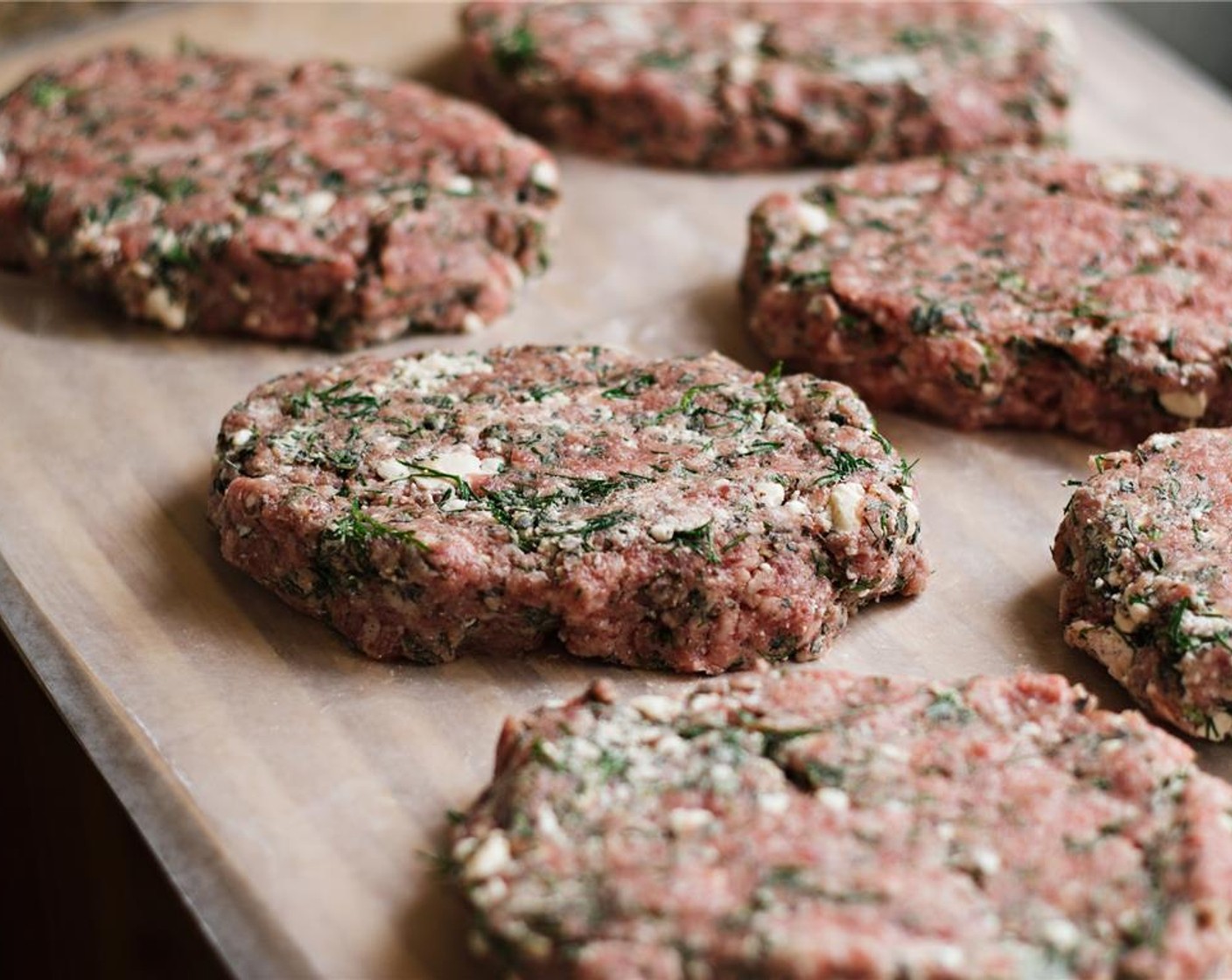 step 6 Shape the mixture into 8 flat oval patties.