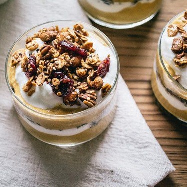 Pumpkin Cranberry Granola with Soy Nuts Recipe | SideChef