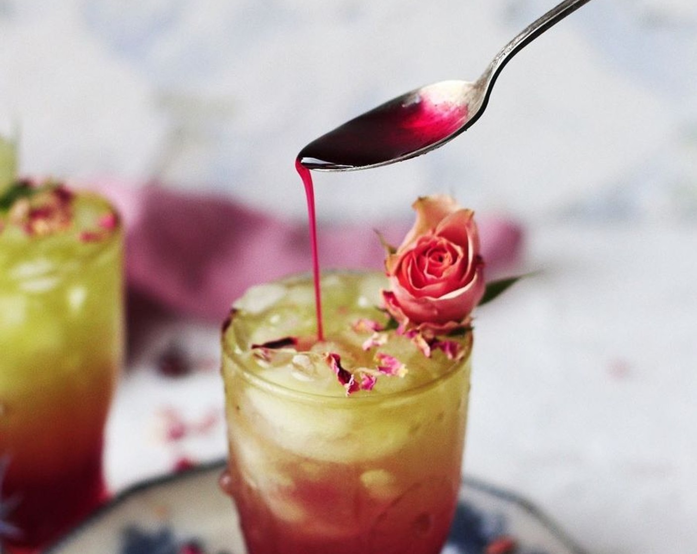 step 3 For the syrup, add Water (1 cup), Granulated Sugar (1 cup) and Dried Hibiscus Flowers (6) together in a small saucepan over low heat and bring to a simmer. Stir every few minutes. The syrup is finished once it's reduced about half its volume, about 20 to 30 minutes.