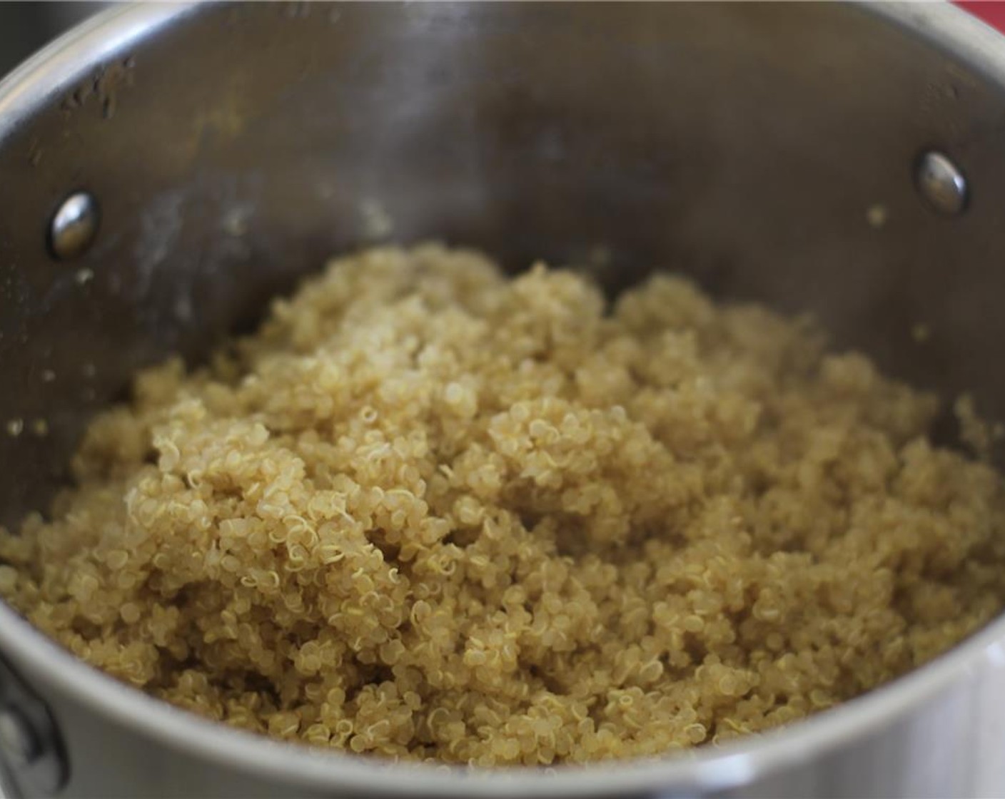 step 4 Remove lid, fluff with a fork, then serve or store!