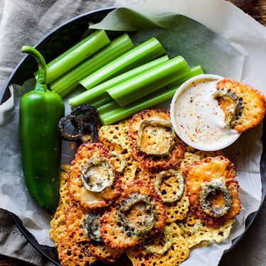 Easy Baked Jalapeño Cheese Crisps Recipe | SideChef