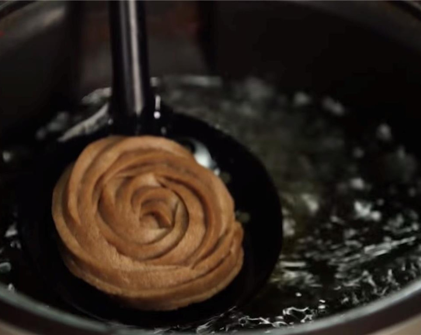 step 11 Fry 1-2 churros at a time, turning them over occasionally so they brown evenly. When finished they will be slightly puffed. Transfer to the paper-towel-lined baking sheet using a slotted spoon or spatula to let the oil drain.