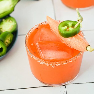 Spicy Carrot Mezcal Margaritas Recipe | SideChef