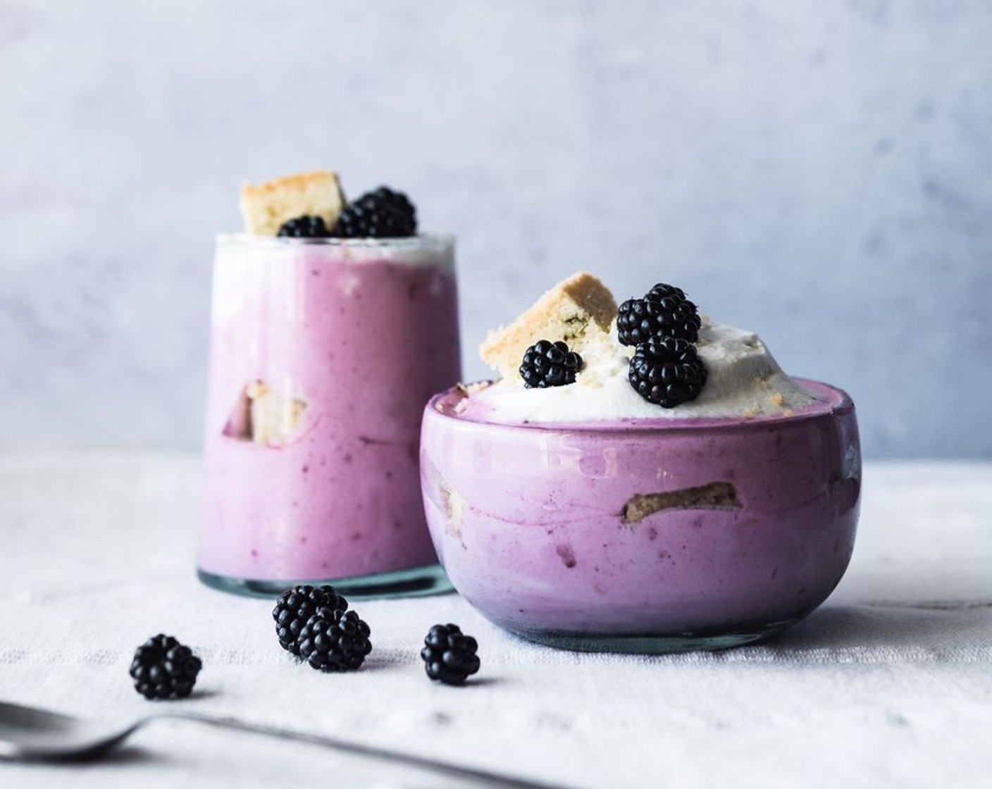 Blackberry Greek Yogurt Trifles
