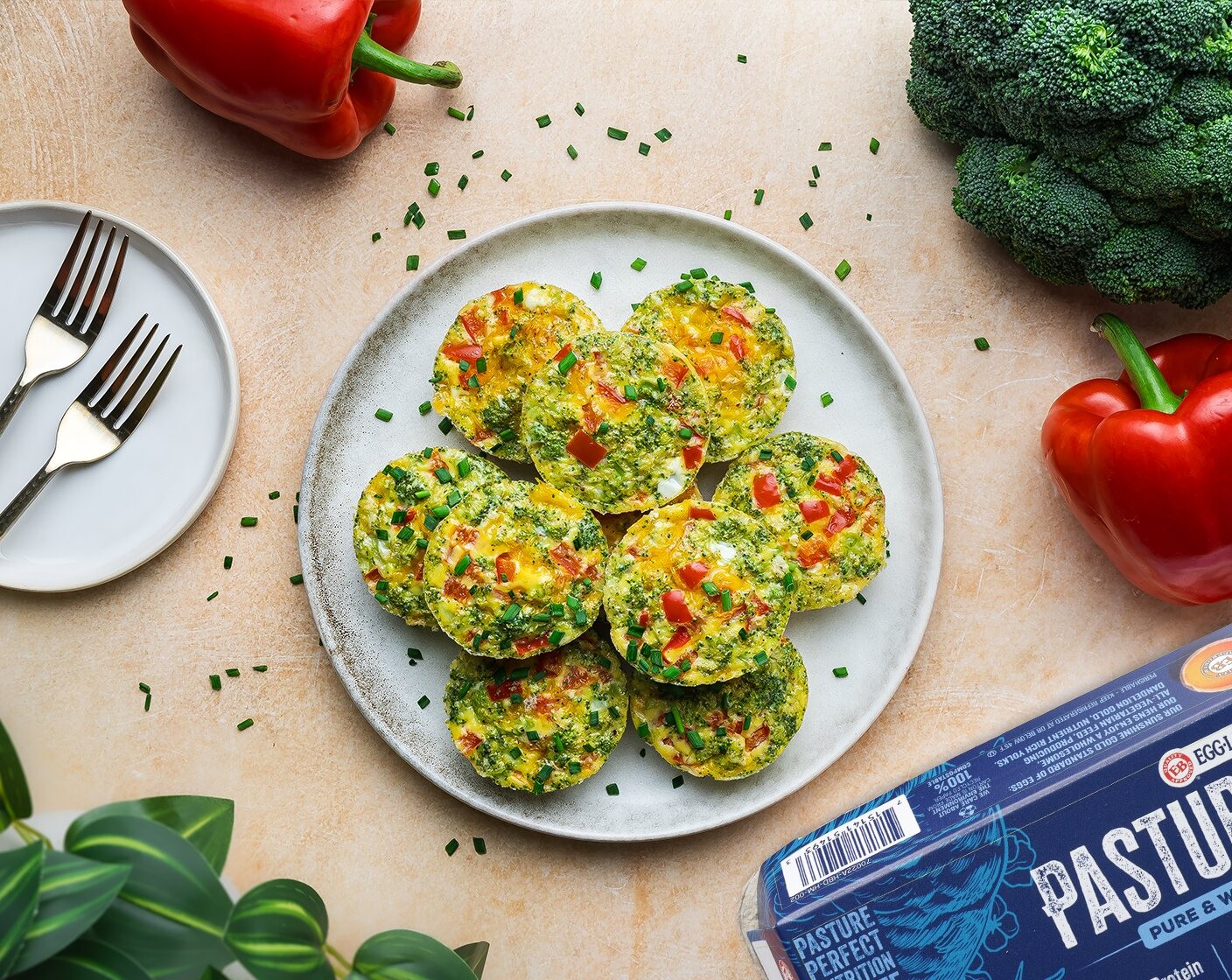 Broccoli and Cheddar Egg Muffins
