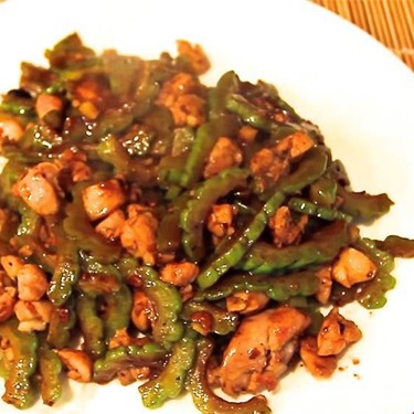 Stir-Fried Bitter Melon, Chicken, Black Bean Sauce Recipe | SideChef