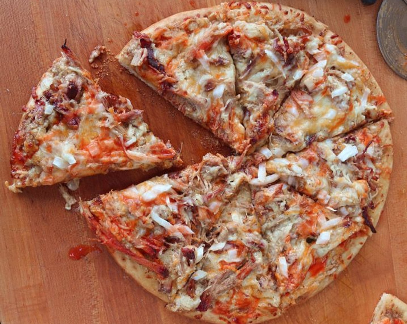 Grilled Pulled Pork Pizza