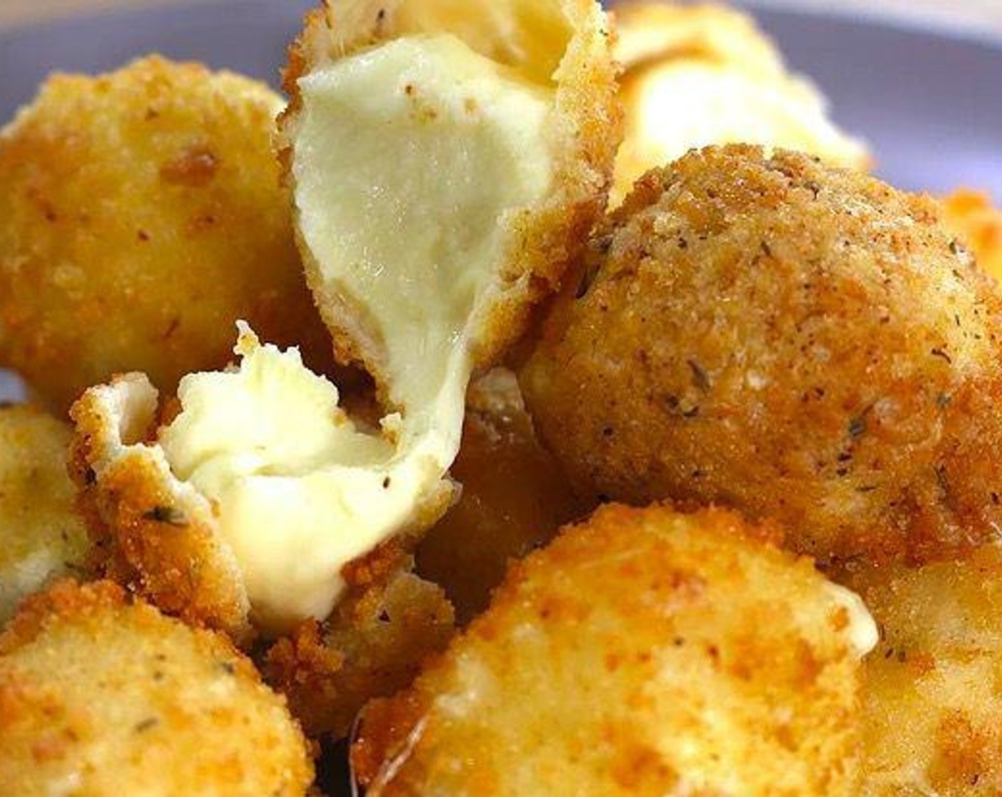 Spicy Cheese Bombs with Chili Mayo