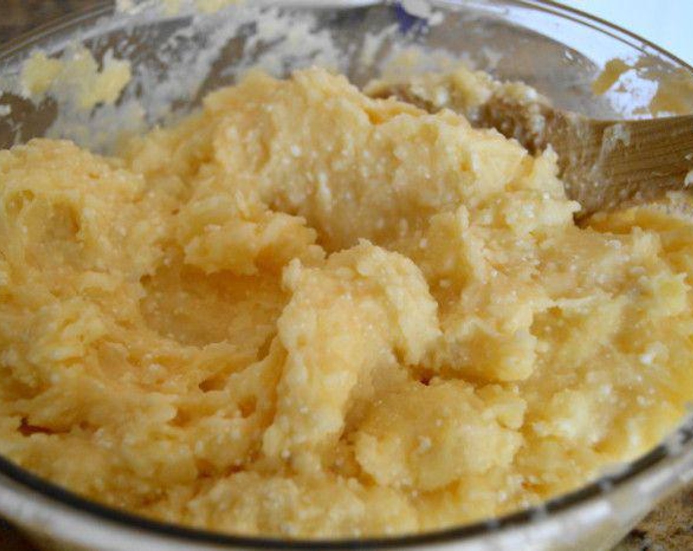 step 3 When the potatoes are done, it's time to make the filling. Remove them from the water with a slotted spoon and transfer them to a very large bowl, but do not drain the water. leaving the pot of water on the stove boiling.