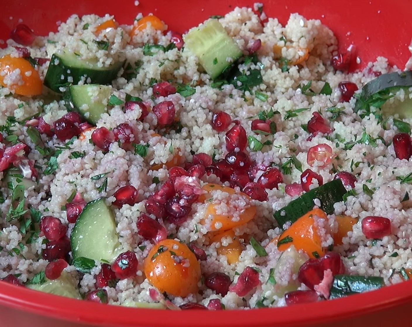 Pomegranate Cous Cous Salad
