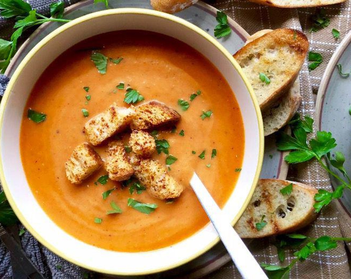 Creamy (or not) Roasted Tomato Soup