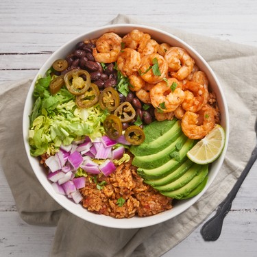 Jambalaya Shrimp Taco Bowl Recipe | SideChef