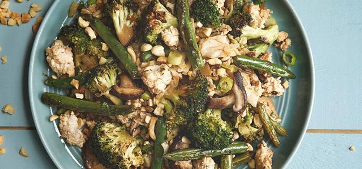 Chicken Stir-Fry with Green Beans and Broccoli Recipe | SideChef