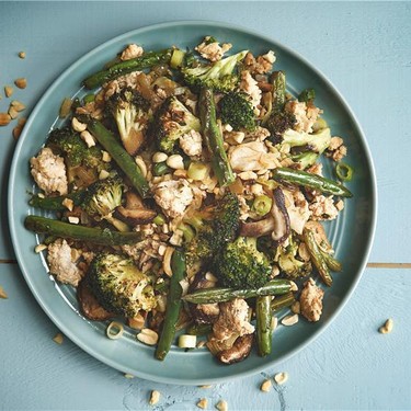 Chicken Stir-Fry with Green Beans and Broccoli Recipe | SideChef