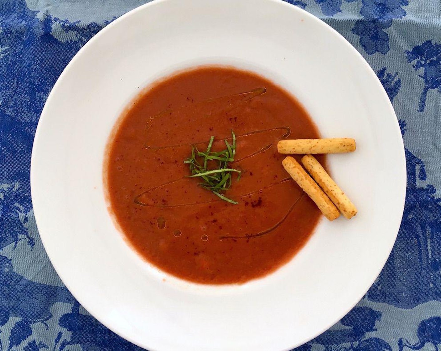 Cherry Chipotle Gazpacho