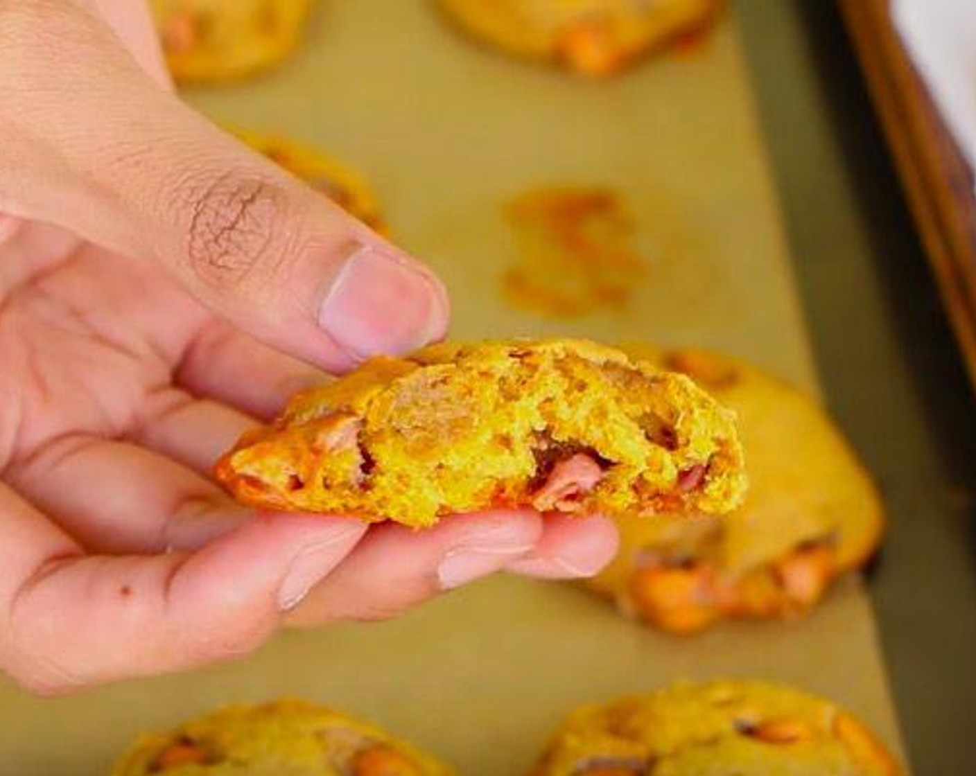 Pumpkin Butterscotch Chip Cookies