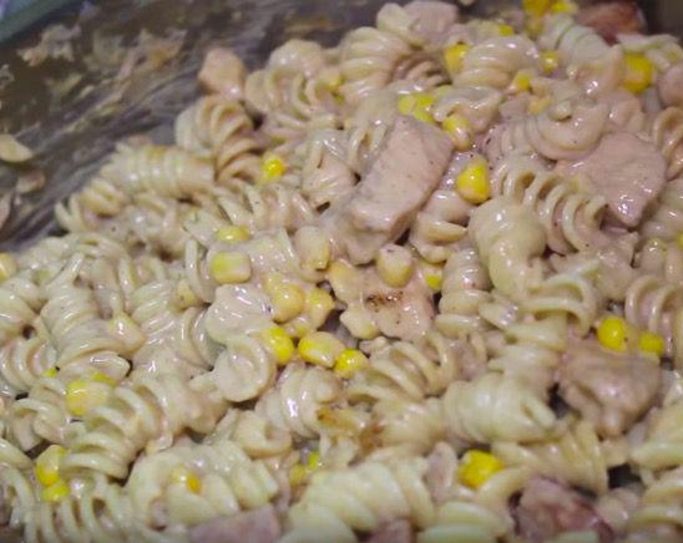 Creamy Pasta with Chicken & Ham