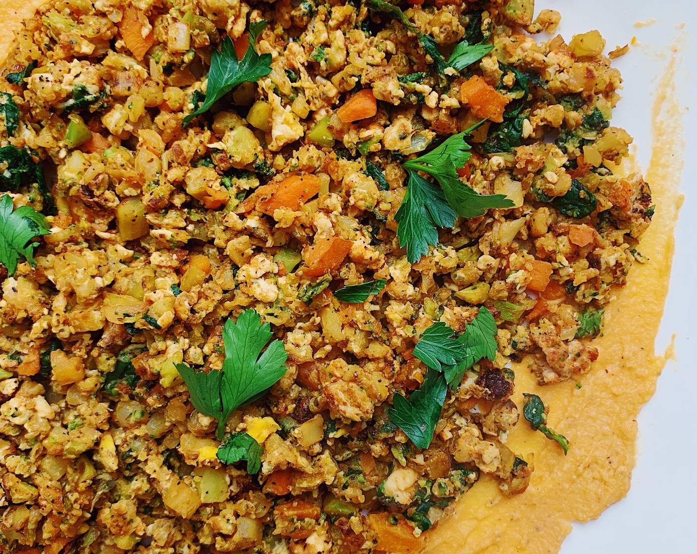 Vegetable Fried "Rice" with Masala Spices