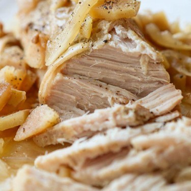 Crockpot Pork Loin with Apples Recipe | SideChef
