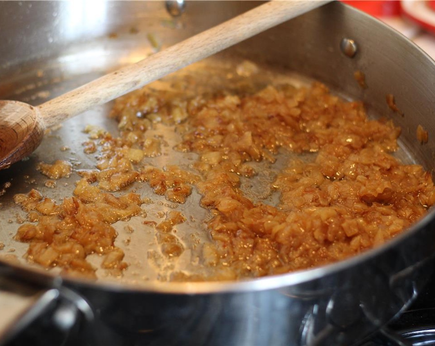 step 7 Take your onions and mushrooms off the heat and set aside.