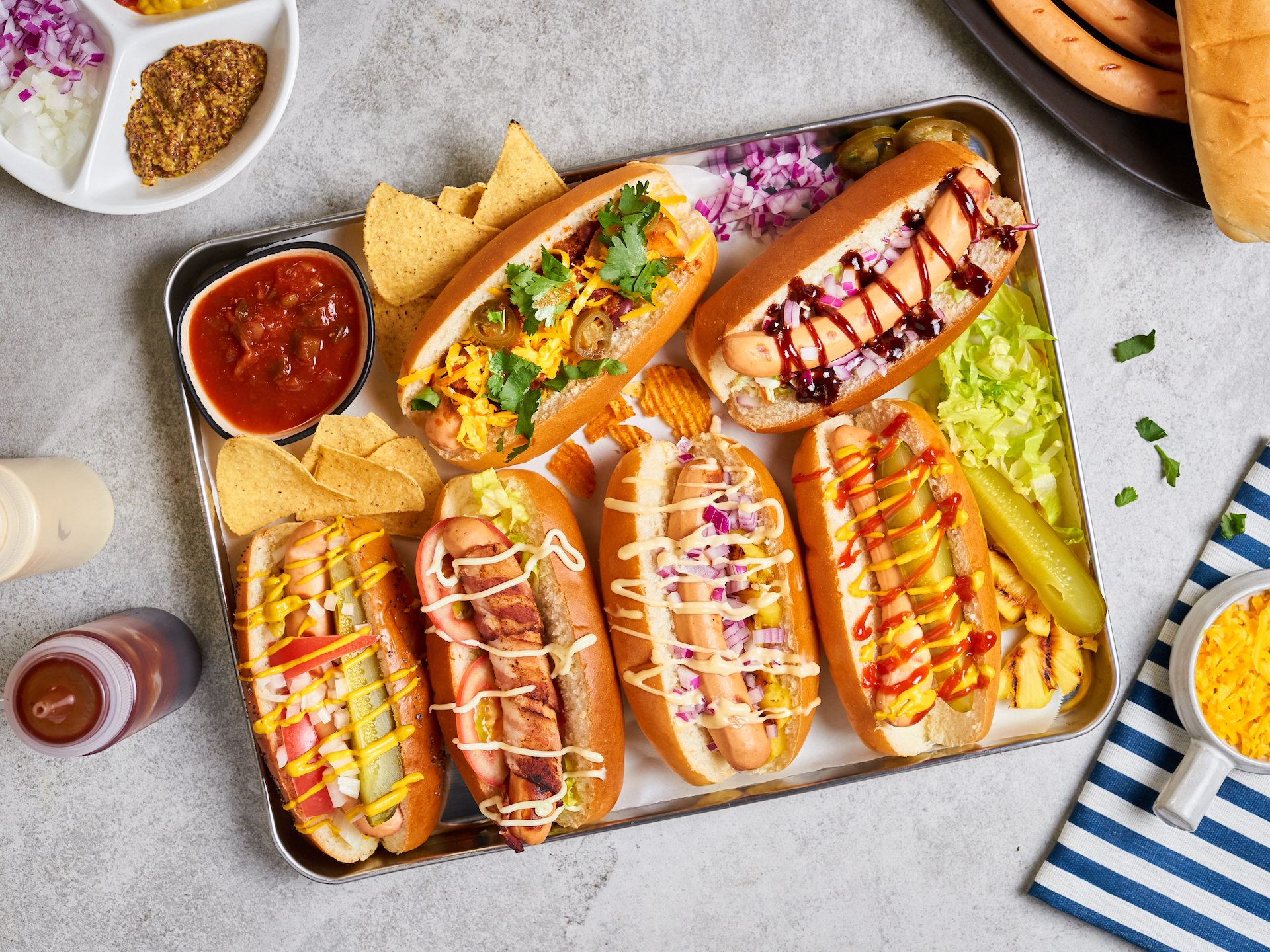 How To Make A Hot Dog Board - Hot Dog Charcuterie Boards
