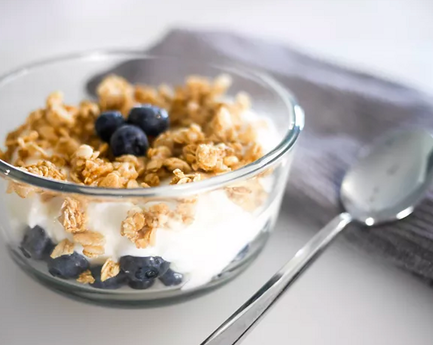 step 3 Put the Honey Granola (1 handful) into the bowl and you are done!