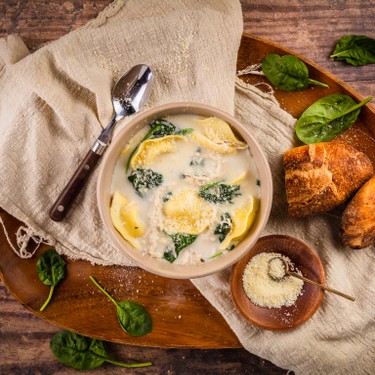 Crockpot Chicken Ravioli Soup Recipe | SideChef