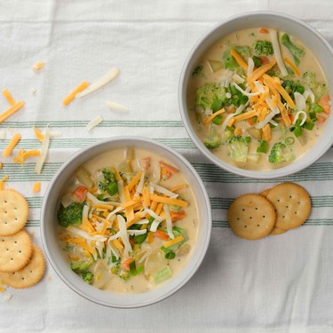 Broccoli Cheddar Potato Soup Recipe | SideChef
