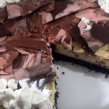 Peppermint Bark Cheesecake Recipe | SideChef