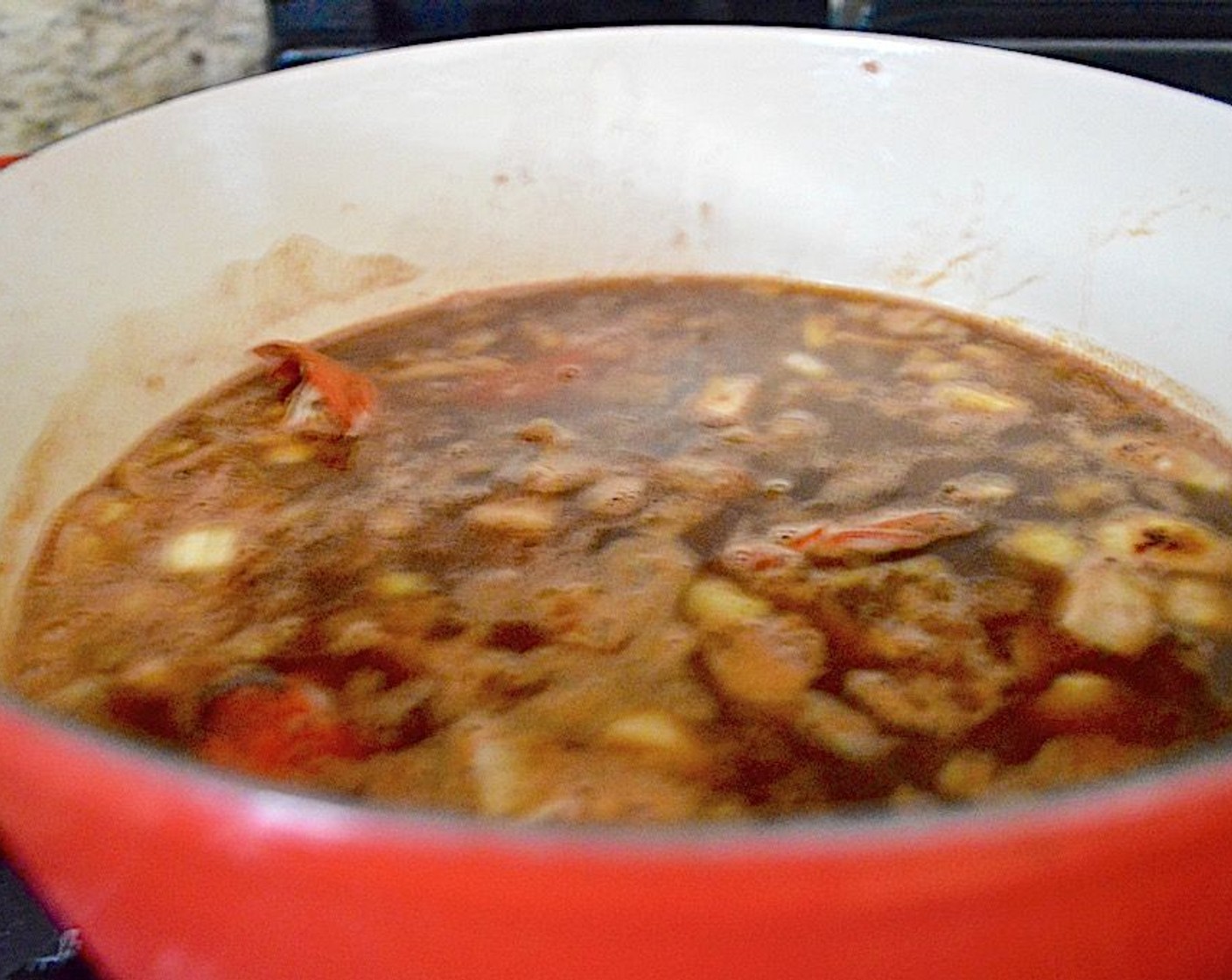 step 5 Add the Chicken Stock (2 1/2 cups), reserved cooking water, Fresh Thyme (1 sprig), and Tarragon (1 sprig). Bring the soup to a low boil, then reduce it to a simmer and cook on medium-low for 1 hour.