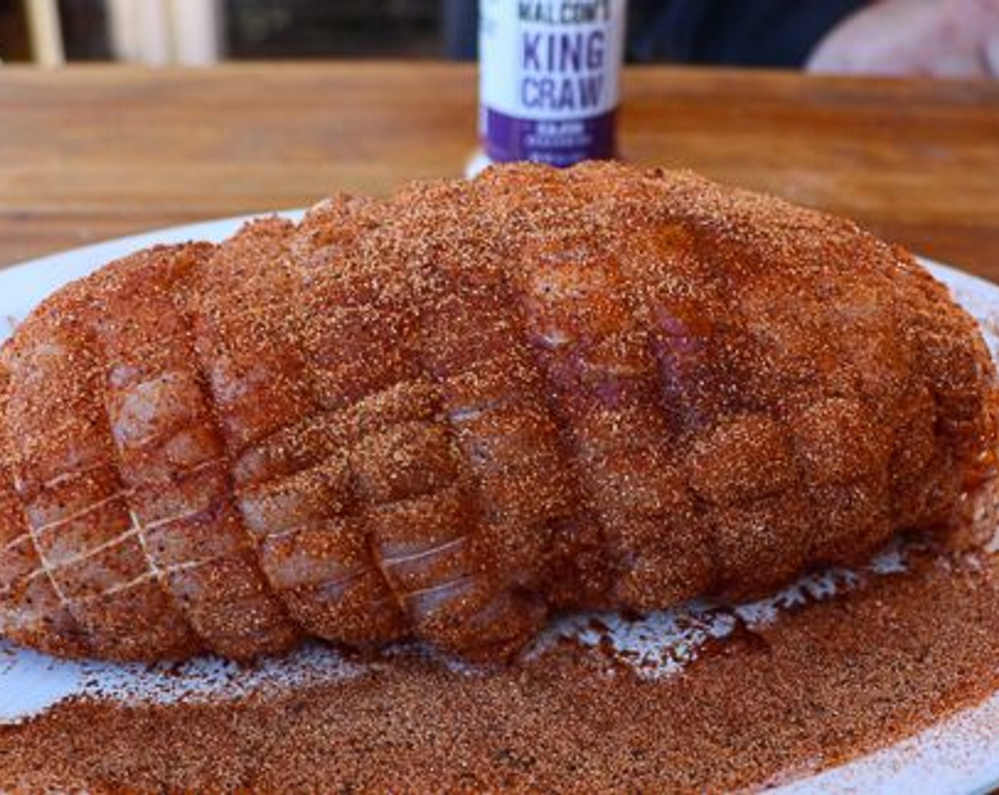 step 3 Spray the outside of the turkey breast with Vegetable Oil Cooking Spray (as needed) and season with Cajun Seasoning (2 Tbsp).