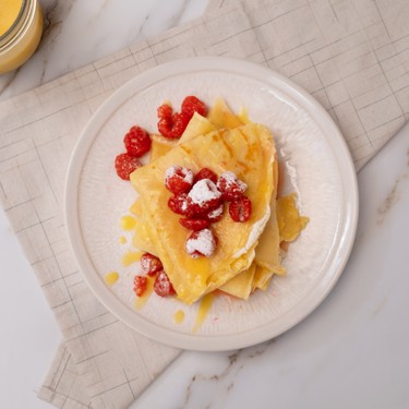 Raspberry Lemonade Gluten-Free Crepes Recipe | SideChef