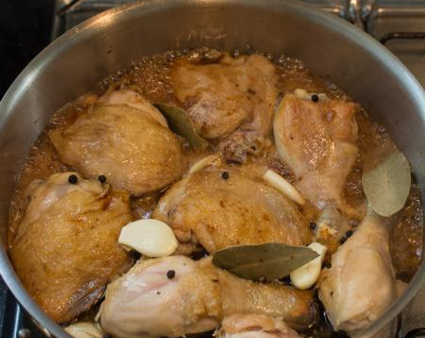 step 5 Stir in the sauce, then turn the heat down to low.