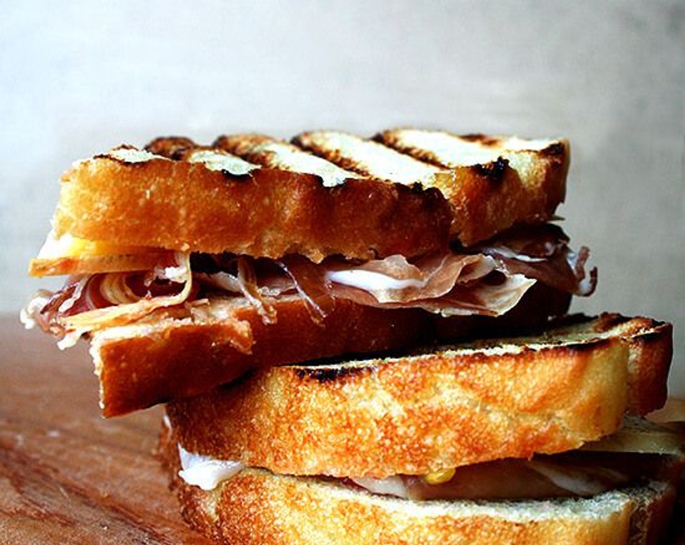 Grilled Prosciutto di Parma and Tomato Sandwich