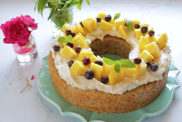 Eggless Almond Cake  Eggless Tea Time Cake  Chef Sanjyot Keer  YouTube