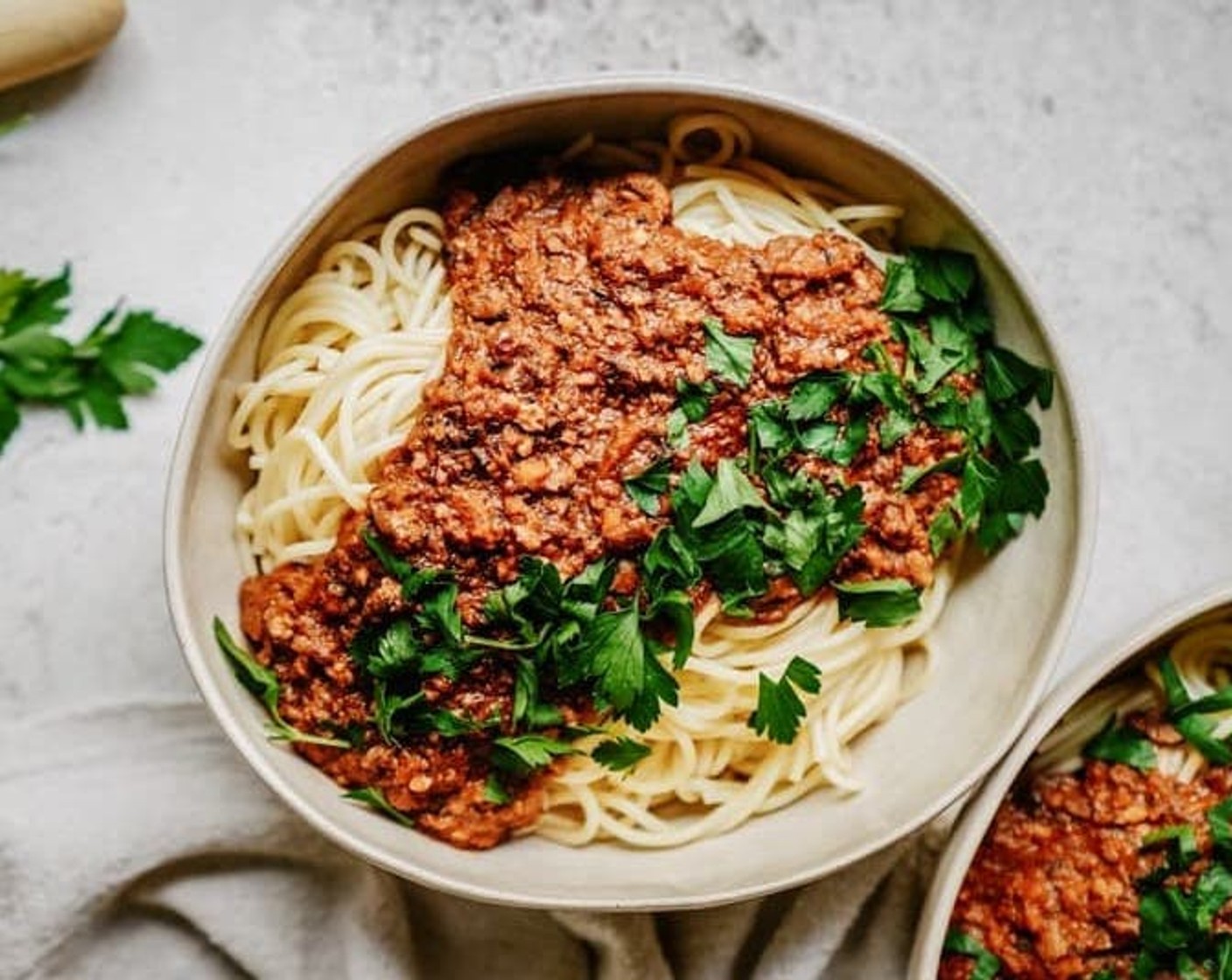 step 11 Enjoy with your favorite pasta, garnished with parsley and a side of garlic toast!