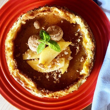 Persimmon and Amaretti Cheesecake Recipe | SideChef