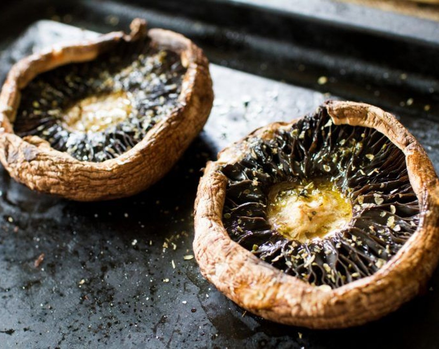 Portobello Mushroom with CBD Nicoise Dressing