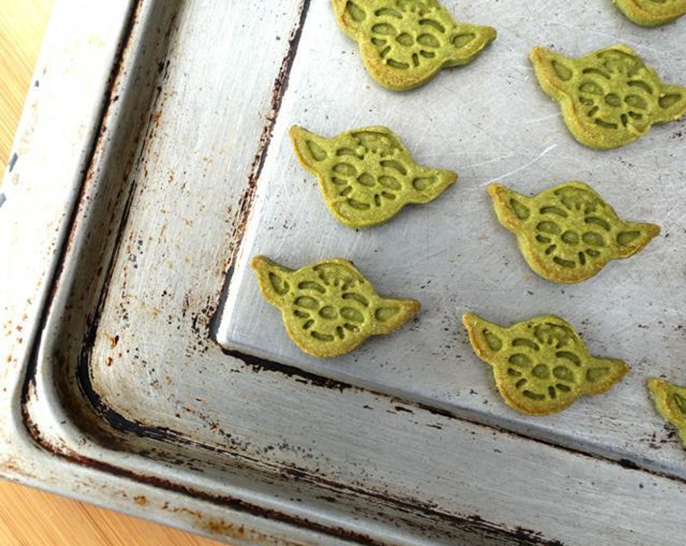 Yoda Matcha Sugar Cookies