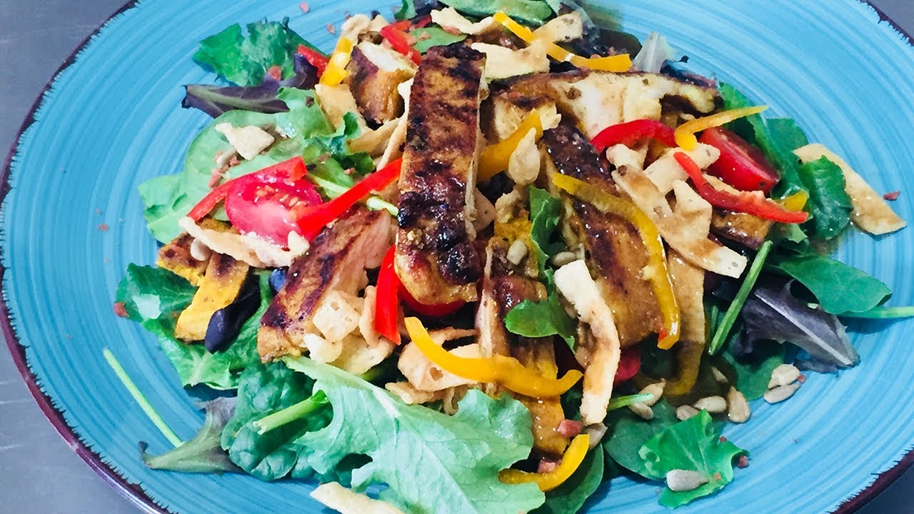 Grilled Asian Chicken Salad Recipe SideChef