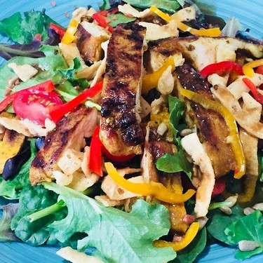 Grilled Asian Chicken Salad Recipe | SideChef